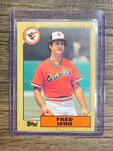1987 topps fred lynn 370 - 1987,