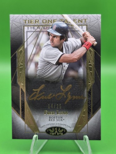 2022 topps tier one fred - fred, lynn