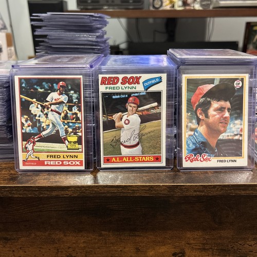 1976 topps fred lynn - 1976,